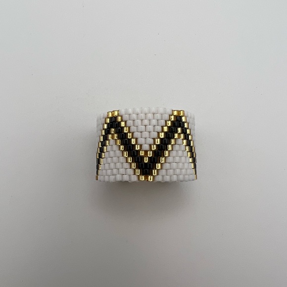 Stylish Miyuki Beaded Adjustable Rings - Boho Chic Statement Rings - Picture 11 of 12